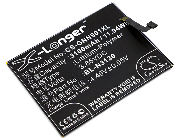 GIONEE BL-N3130 Replacement Battery For GIONEE Elife S6 Pro, Elife S6 Pro Dual SIM TD-LTE IN, GN9012, GN9012L, S6 Pro, - vintrons.com