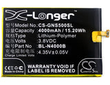 GIONEE BL-N4000B Replacement Battery For GIONEE GN5005, GN5005 Steel 2 Dual SIM, GN5005 Steel 2 Dual SIM TD-LTE, - vintrons.com