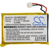 Battery For GARMIN 010-01959-00, Approach G10, Forerunner 225, - vintrons.com