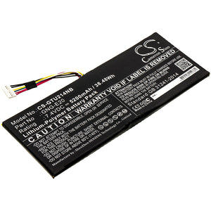 Battery For Getac U2142, U2142-2117U, U2142-i3-3217U, U2142-i3-3227U,