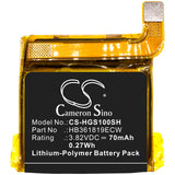 Battery For HUAWEI Glory S1,MES-B19, HUAWEI HB361819ECW, - vintrons.com