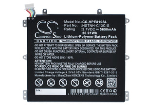 Battery For HP 7600US, HSTNH-H408C, Slate 8 Plus, Slate 8 Pro, - vintrons.com