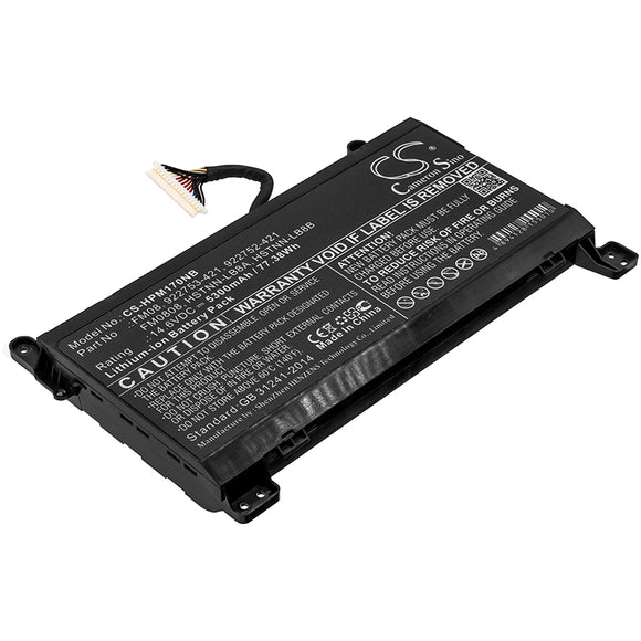 Battery For HP Omen 17-AN, Omen 17-AN003NI, (16 Pin Connector)