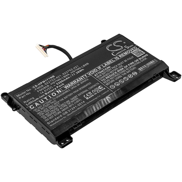Battery For HP Omen 17-AN, Omen 17-AN003NI, (12 Pin Connector)