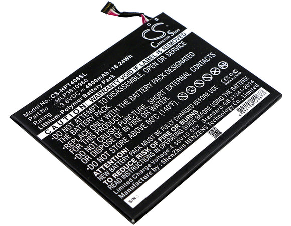 Battery For HP I508O, L4A35UT, Pro Tablet 408 G1, T5L65PA, - vintrons.com