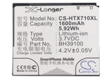 Battery For AT&T Vivid 4G, / GOOGLE G20, / HTC C110e, G20, Holiday, - vintrons.com