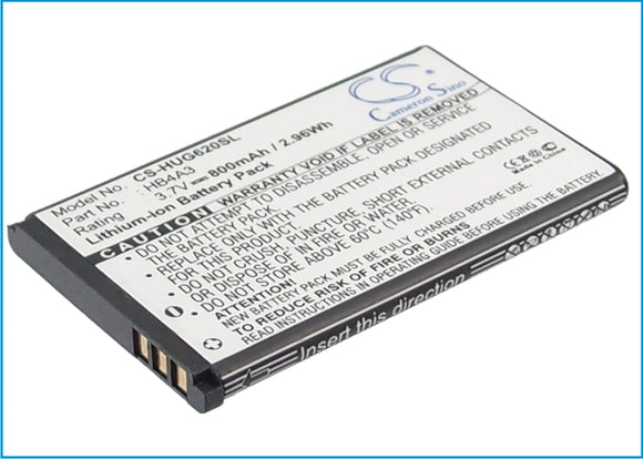 Battery For HUAWEI G6620, G7210, T1201, T1209, - vintrons.com