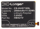 HUAWEI HB5U1V Replacement Battery For HUAWEI Ascend D2, Ascend D2-0082, Ascend D2-2010, - vintrons.com