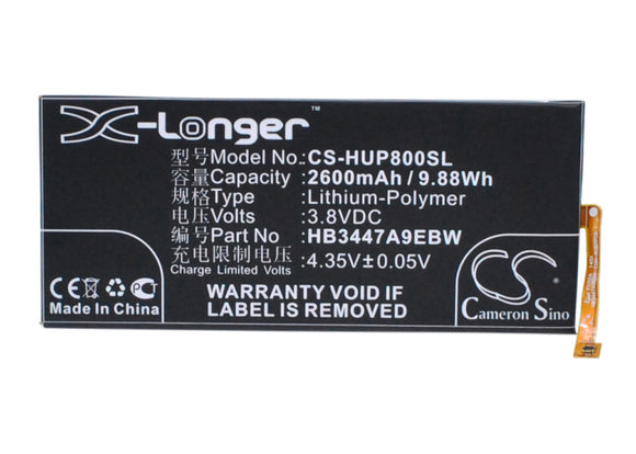Battery For HUAWEI Ascend P8, GRA-CL00, GRA-CL10, GRA-L09, GRA-TL00, - vintrons.com