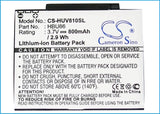 HUAWEI HBU86 Replacement Battery For HUAWEI T7200, U7200, V810, - vintrons.com