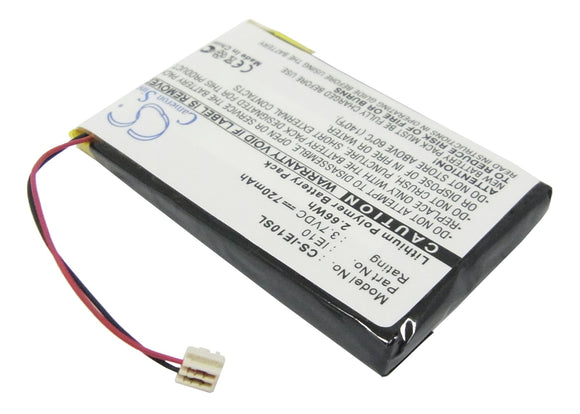 Replacement Battery For IRIVER E10, E10CT, HDD Jukebox, IRI-E10, - vintrons.com