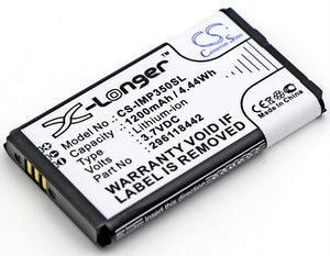 INGENICO 296118442 Replacement Battery For INGENICO iMP350, iMP350-01P1575A, IMP350-USBLU01A, IMP350-USBLU03A, IMP350-USSCN01A, iSMP, iSMP Companion, - vintrons.com