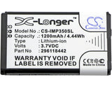 INGENICO 296118442 Replacement Battery For INGENICO iMP350, iMP350-01P1575A, IMP350-USBLU01A, IMP350-USBLU03A, IMP350-USSCN01A, iSMP, iSMP Companion, - vintrons.com