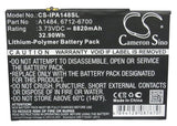 Battery For APPLE A1474, A1475, A1893, A1954, iPad 5, iPad 6 2018, - vintrons.com