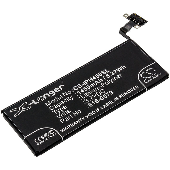 Battery For APPLE A1387, A1431, iPhone 4S, iPhone 4S 16GB, - vintrons.com