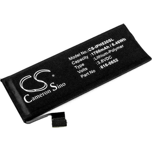 1700mAh Battery For Apple iPhone 5s, - vintrons.com