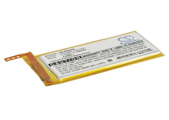 APPLE 616-0406, 616-0467, P11G73-01-S01 Replacement Battery For APPLE iPod Nano 5th, - vintrons.com