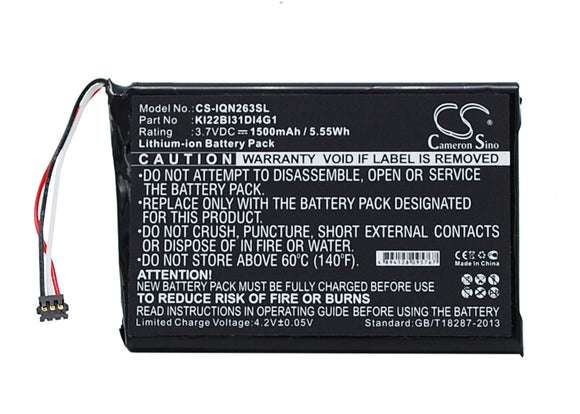 GARMIN KI22BI31DI4G1 Replacement Battery For GARMIN 010-01188-02, 2689LMT, 2689LMT 6-inch, Nuvi 2639LMT, Nuvi 2639LMT 6-inch, Nuvi 2689LMT, - vintrons.com