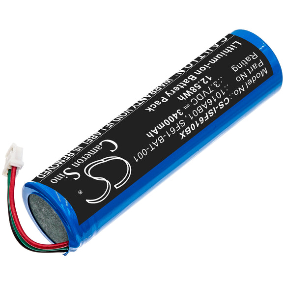 3400mAh Battery For INTERMEC SF61, SF61b, 1016AB01, SF61-BAT-001, - vintrons.com