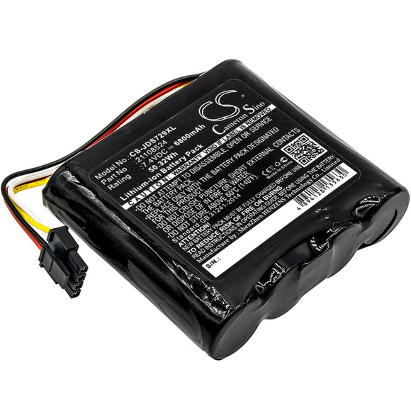 6800mAh Battery For JDSU 21100729 000, 21129596 000, - vintrons.com