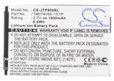 JCB TM074060-1S1P Replacement Battery For JCB Pro-Smart, Toughphone Pro-Smart, Toughphone TP909, TP909, - vintrons.com