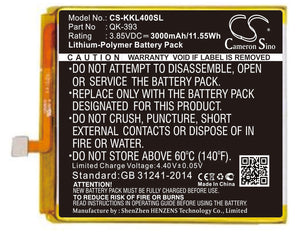 360 QK-393, / QIKU QK-393 Replacement Battery For 360 1503-A01, 1503-M02, N4, / QIKU 1503-A01, 1503-A02, 360 N4, 360 N4 LTE Dual SIM, - vintrons.com