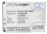 KODAK LB-070 Replacement Battery For KODAK Pixpro AZ651, Pixpro AZ651 Astro Zoom, PIXPRO S1, PIXPRO S-1, - vintrons.com