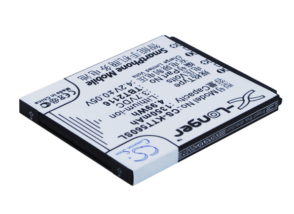 K-TOUCH TBT2116 Replacement Battery For K-TOUCH A788, D99, E379, T200, T230, T560, - vintrons.com