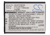 KYOCERA 5AAXBT063GEA, SCP-54LBPS Replacement Battery For KYOCERA C5215, Hydro Edge, - vintrons.com