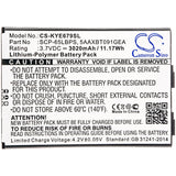 KYOCERA 5AAXBT091GEA, SCP-65LBPS Replacement Battery For KYOCERA DuraForce XD, E6790, E6790 LTE, - vintrons.com