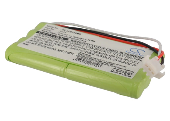 TOITU 6075 Replacement Battery For TOITU FD390, FD390 Doppler, - vintrons.com