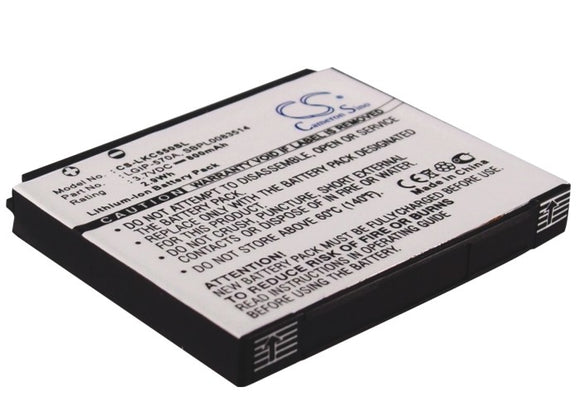 Battery For LG CF750, Cookie Plus, GD550, GD550 Pure, GS500, GS500v, - vintrons.com