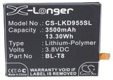 LG BL-T8, EAC62118701 Replacement Battery For LG Chameleon, D950, D955, D958, D959, F340, G Flex, KS1301, LGL23, LS995, - vintrons.com