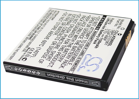 Battery For LG C900, E900, E906, Jil Sander, LU3000, Optimus 7, - vintrons.com