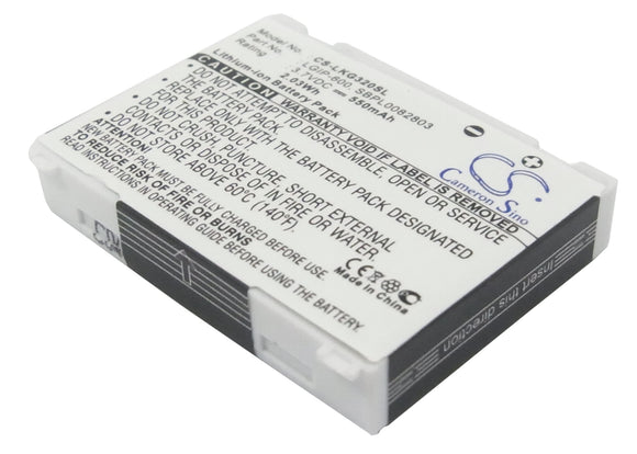 LG LGIP-600, SBPL0082801, SBPL0082803 Replacement Battery For LG KG320, KG-320, MG320c, MG-320c, - vintrons.com