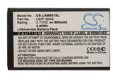 LG LGIP-300G Replacement Battery For LG KM501, - vintrons.com