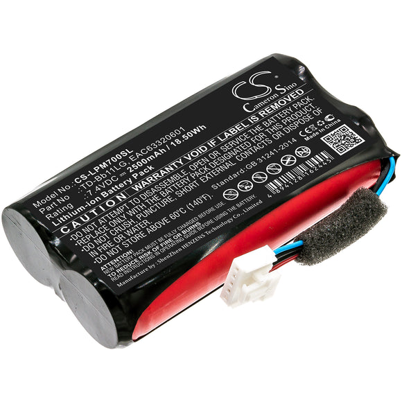 Battery For LG Music Flow P7, NP7550, PJ9, PJ9B, PJS9W,