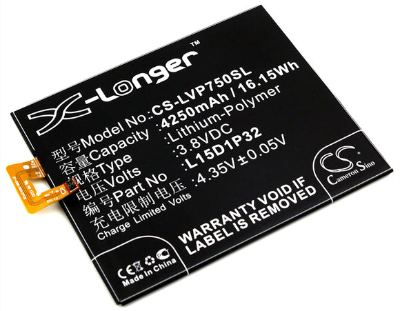 LENOVO L15D1P32 Replacement Battery For LENOVO PB1-750, PB1-750M, PB1-750N, PHAB 6.98, - vintrons.com