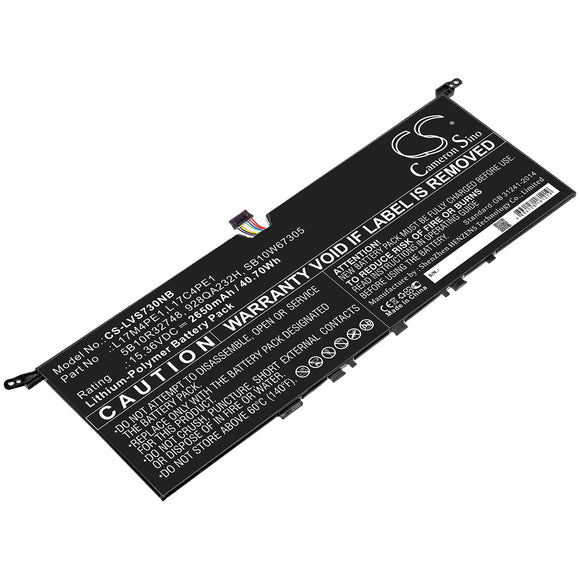 Battery For LENOVO IdeaPad 730S 13, Yoga S730, L17C4PE1, SB10W67305,