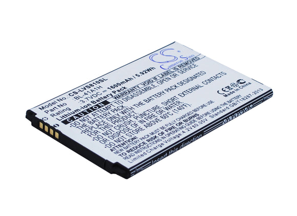 1600mAh LG BL-41A1H Battery Replacement For LG Optimus F60, VS810, - vintrons.com