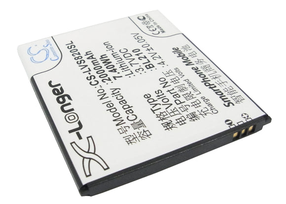 LENOVO BL210 Replacement Battery For LENOVO A656, A658T, A750e, A766, A770E, S650, S658t, S820, S820e, - vintrons.com