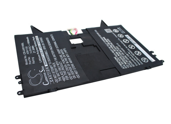 LENOVO 45N1100, 45N1101 Replacement Battery For LENOVO Thinkpad X1 Helix Tablet PC, - vintrons.com