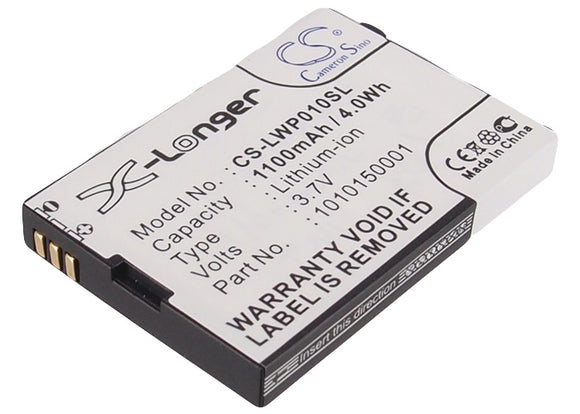 Battery For LOCKTEC WP04, WP04 WIRELESS, ( 1100mAh / 4.07Wh) - vintrons.com