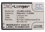 MOBISTEL BTY26178, BTY26178Mobistel/STD Replacement Battery For MOBISTEL EL430, EL430 Dual, - vintrons.com