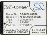 MOBISTEL BTY26176, BTY26176MOBISTEL/STD Replacement Battery For MOBISTEL EL460, EL460 Dual, - vintrons.com
