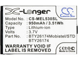 MOBISTEL BTY26174, BTY26174Mobistel/STD Replacement Battery For MOBISTEL EL530, EL530 Dual, - vintrons.com