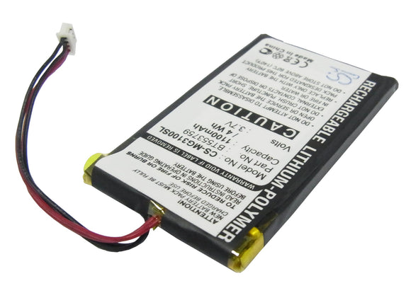 TYPHOON BT553759 Replacement Battery For TYPHOON MyGuide 3100, - vintrons.com