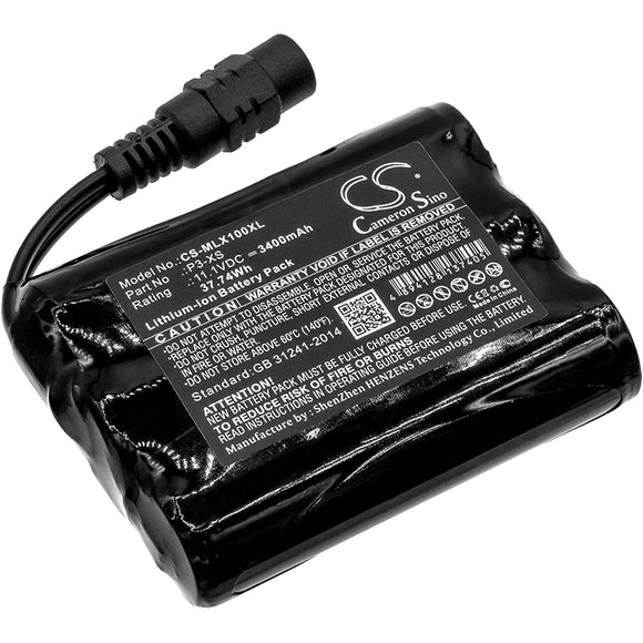 Battery For MINELAB Sovereign XS, (3400mAh) - vintrons.com