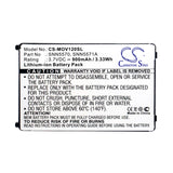 MOTOROLA SNN5570, SNN5571A Replacement Battery For MOTOROLA V120, V120C, V120D, V120e, V120t, V120x, - vintrons.com