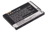 850mAh Battery For MOTOROLA Flip P, Lifestyle 285, PEBL U6, Prolife 300, - vintrons.com